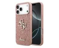 Guess Fixed Glitter Big 4G do iPhone 17 Pro Max różowy - 1365529 - zdjęcie 1